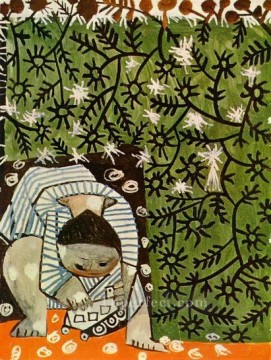 キュービズム Painting - パロマ ジュアン アベック アン カミオン 1953 キュビスト